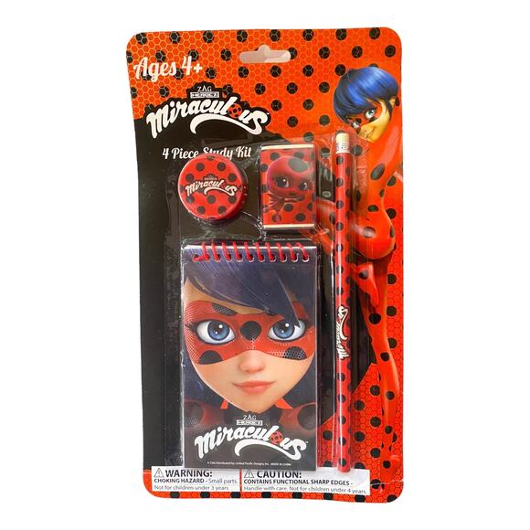 Miraculous Ladybug Stationery + Craft Set | 4-Piece Study Kit & DIY Suncatchers - Picture 2 of 5